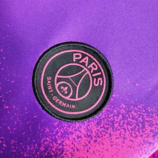 "Camisa PSG 20/21 - Torcedor Infantil Rosa e Roxa - Netmantos"