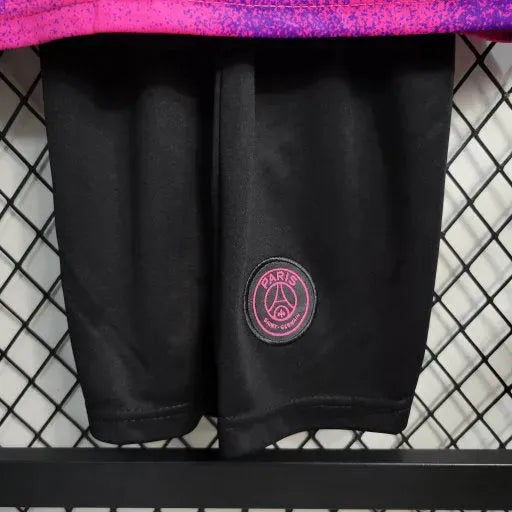 "Camisa PSG 20/21 - Torcedor Infantil Rosa e Roxa - Netmantos"