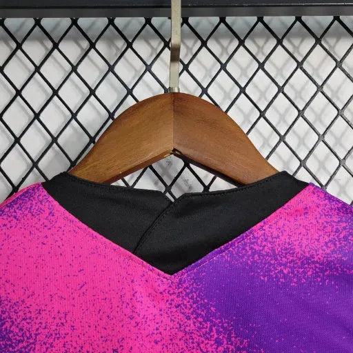 "Camisa PSG 20/21 - Torcedor Infantil Rosa e Roxa - Netmantos"