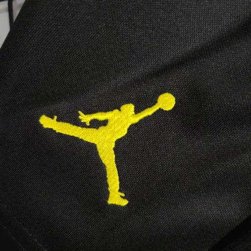 "Camisa PSG Away V 23/24 - Torcedor Infantil Preta e Amarela - Netmantos"