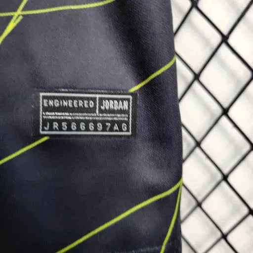 "Camisa PSG Away V 23/24 - Torcedor Infantil Preta e Amarela - Netmantos"