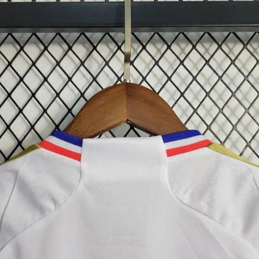 "Camisa Lyon Home 23/24 - Torcedor Infantil Branca - Netmantos"