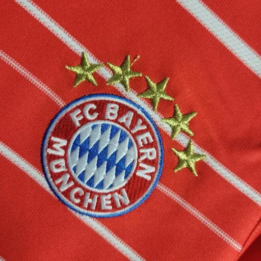 "Camisa Bayern Munchen Home 22/23 - Torcedor Infantil Vermelha - Netmantos"