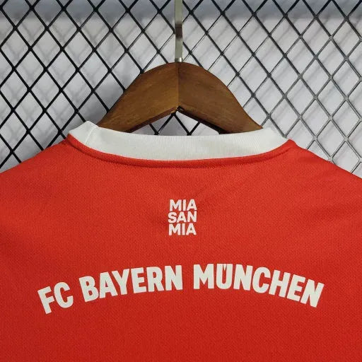 "Camisa Bayern Munchen Home 22/23 - Torcedor Infantil Vermelha - Netmantos"