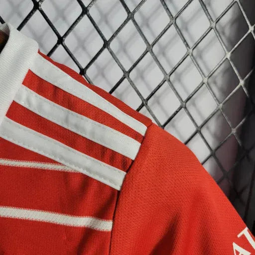 "Camisa Bayern Munchen Home 22/23 - Torcedor Infantil Vermelha - Netmantos"