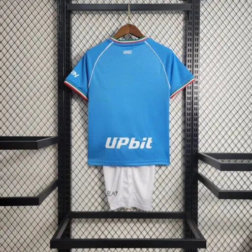 "Camisa Napoli Home 23/24 - Torcedor Infantil Azul - Netmantos"
