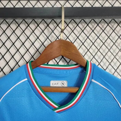 "Camisa Napoli Home 23/24 - Torcedor Infantil Azul - Netmantos"