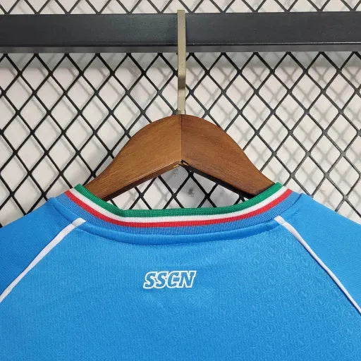"Camisa Napoli Home 23/24 - Torcedor Infantil Azul - Netmantos"