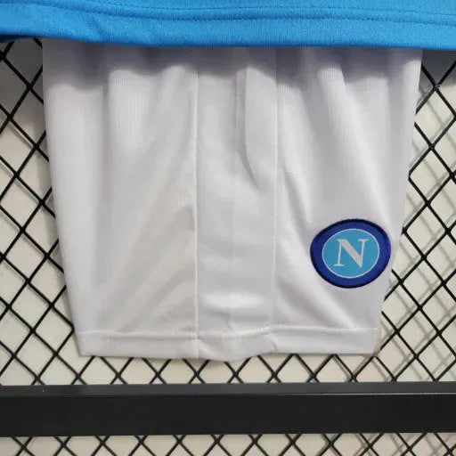 "Camisa Napoli Home 23/24 - Torcedor Infantil Azul - Netmantos"