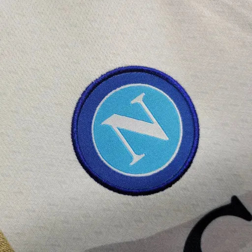 "Camisa Napoli Away 23/24 - Torcedor Infantil Branca - Netmantos"