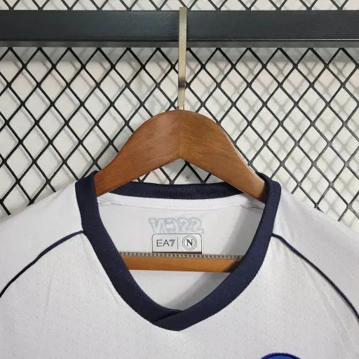 "Camisa Napoli Away 23/24 - Torcedor Infantil Branca - Netmantos"