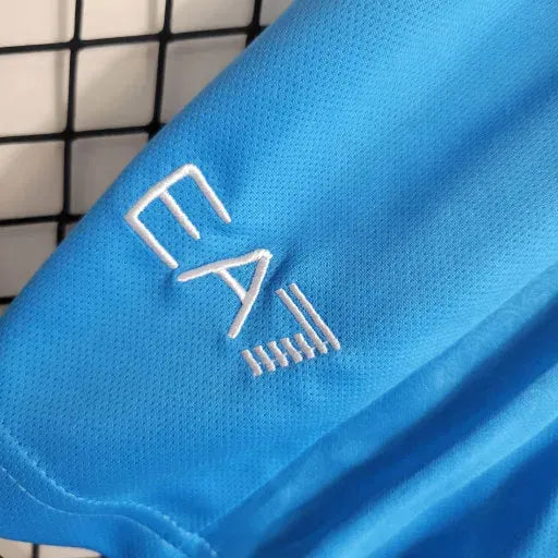 "Camisa Napoli Away 23/24 - Torcedor Infantil Branca - Netmantos"