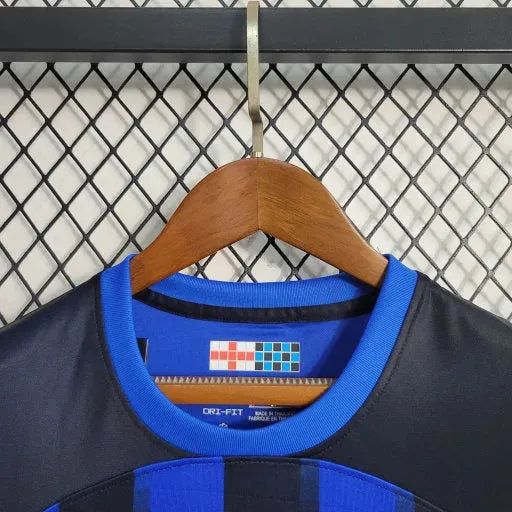 "Camisa Inter de Milão Home 23/24 - Torcedor Infantil Azul e Preta - Netmantos"