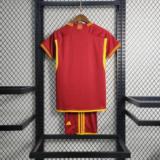 "Camisa Roma Home 23/24 - Torcedor Infantil Vermelha - Netmantos"