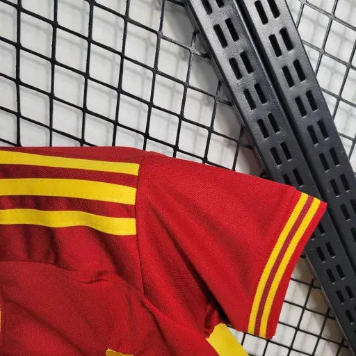 "Camisa Roma Home 23/24 - Torcedor Infantil Vermelha - Netmantos"