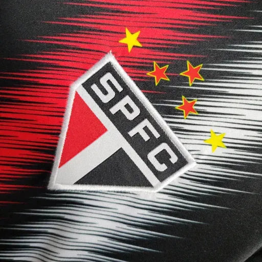 "Camisa São Paulo Away II 23/24 - Torcedor Infantil Preta - Netmantos"