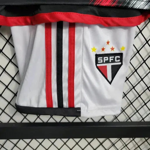 "Camisa São Paulo Away II 23/24 - Torcedor Infantil Preta - Netmantos"