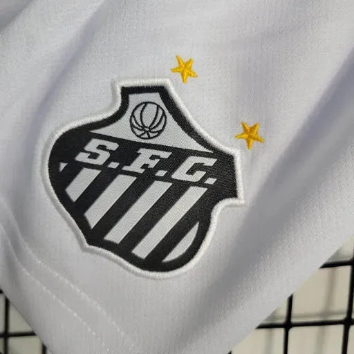 "Camisa Santista Home 23/24 - Torcedor Infantil Branca - Netmantos"