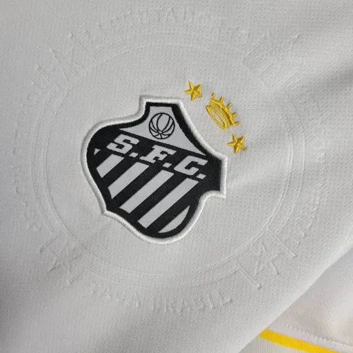 "Camisa Santista Home 23/24 - Torcedor Infantil Branca - Netmantos"