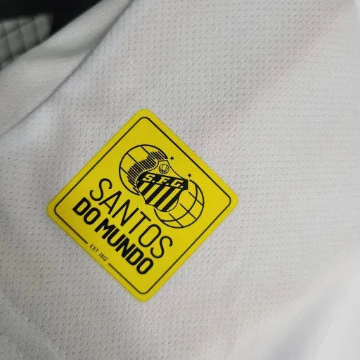 "Camisa Santista Home 23/24 - Torcedor Infantil Branca - Netmantos"