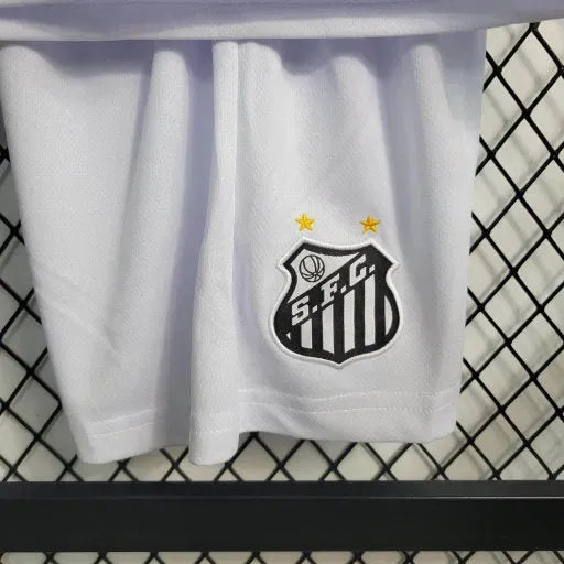 "Camisa Santista Home 23/24 - Torcedor Infantil Branca - Netmantos"