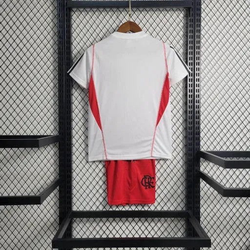 "Camisa Flamengo Treino 23/24 - Torcedor Infantil Branca - Netmantos"