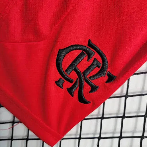 "Camisa Flamengo Treino 23/24 - Torcedor Infantil Vermelha - Netmantos"