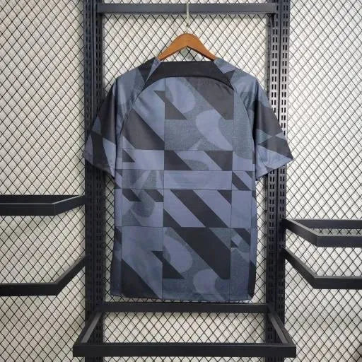 "Camisa Barcelona Treino 23/24 - Torcedor Masculina Preta e Verde - Netmantos"