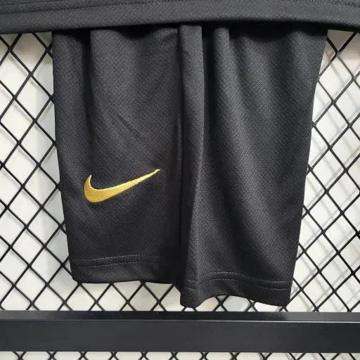 "Camisa Timão Treino 23/24 - Torcedor Infantil Preta - Netmantos"