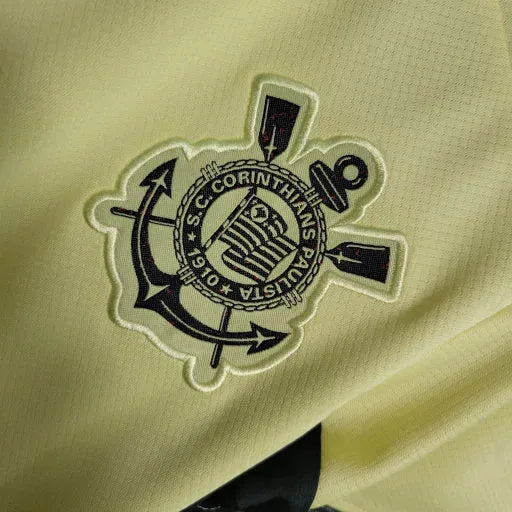 "Camisa Timão Away II 23/24 - Torcedor Infantil Amarela - Netmantos"