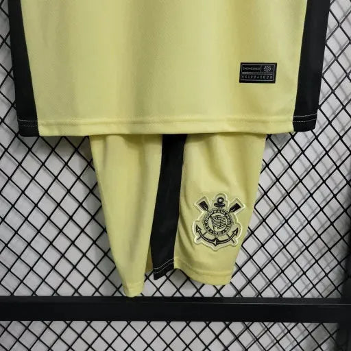 "Camisa Timão Away II 23/24 - Torcedor Infantil Amarela - Netmantos"