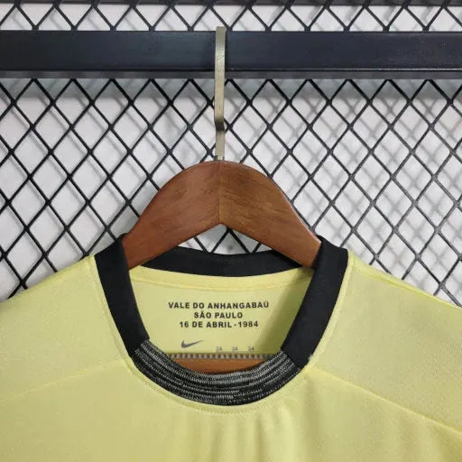 "Camisa Timão Away II 23/24 - Torcedor Infantil Amarela - Netmantos"