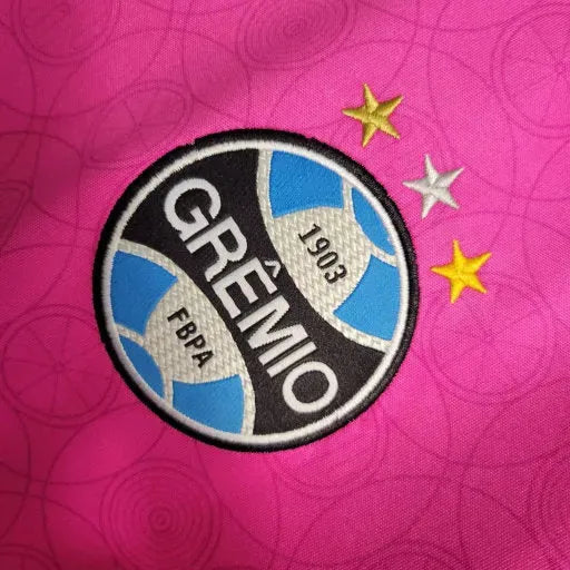 "Camisa Grêmio 23/24 - Torcedor Masculina Rosa - Netmantos"