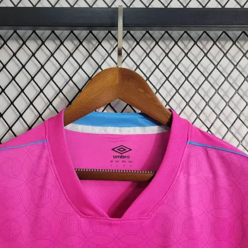 "Camisa Grêmio 23/24 - Torcedor Masculina Rosa - Netmantos"