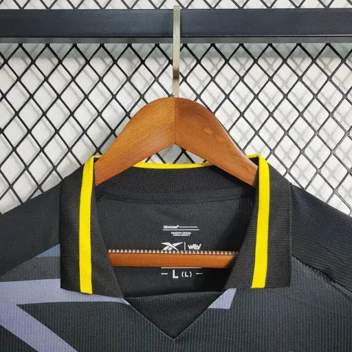 "Camisa Bota Fogo Away 4th 23/24 - Torcedor Masculina Preta e Amarela - Netmantos"
