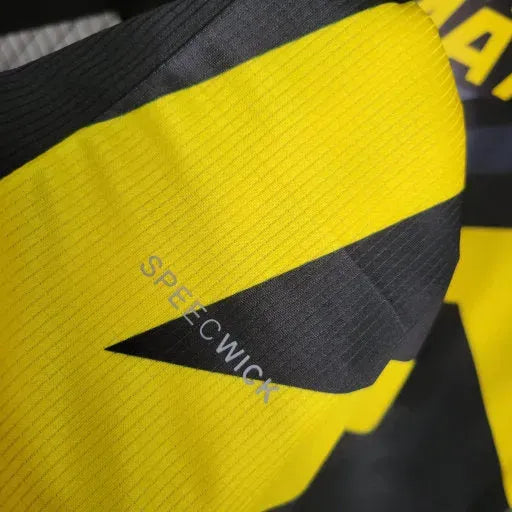 "Camisa Bota Fogo Away 4th 23/24 - Torcedor Masculina Preta e Amarela - Netmantos"