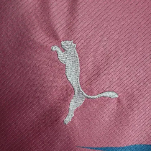 "Camisa Palmeiras Edição Comemorativa 23/24 - Torcedor Masculina Azul e Rosa - Netmantos"