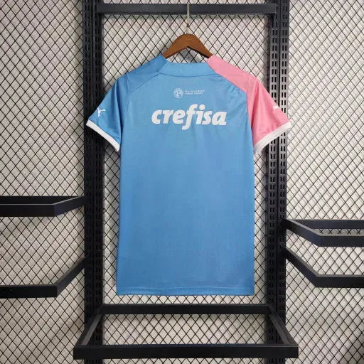 "Camisa Palmeiras Edição Comemorativa 23/24 - Torcedor Masculina Azul e Rosa - Netmantos"