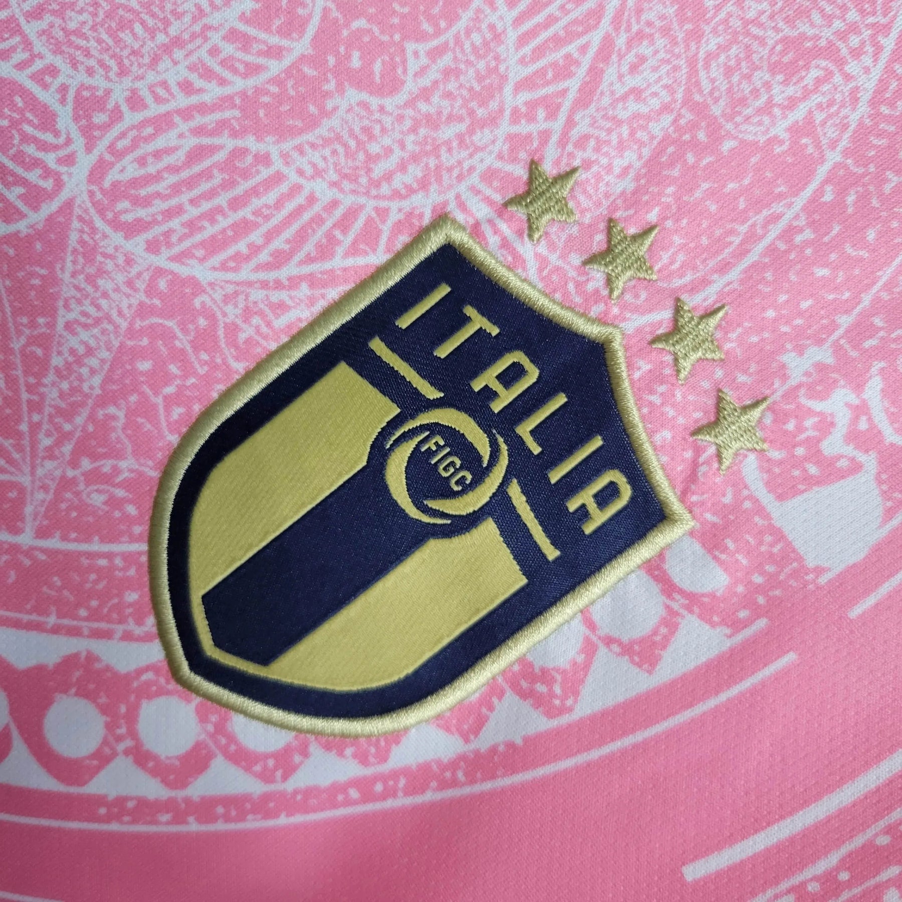 "Camisa Itália Edição Especial 23/24 - Torcedor Masculina Rosa - Netmantos"
