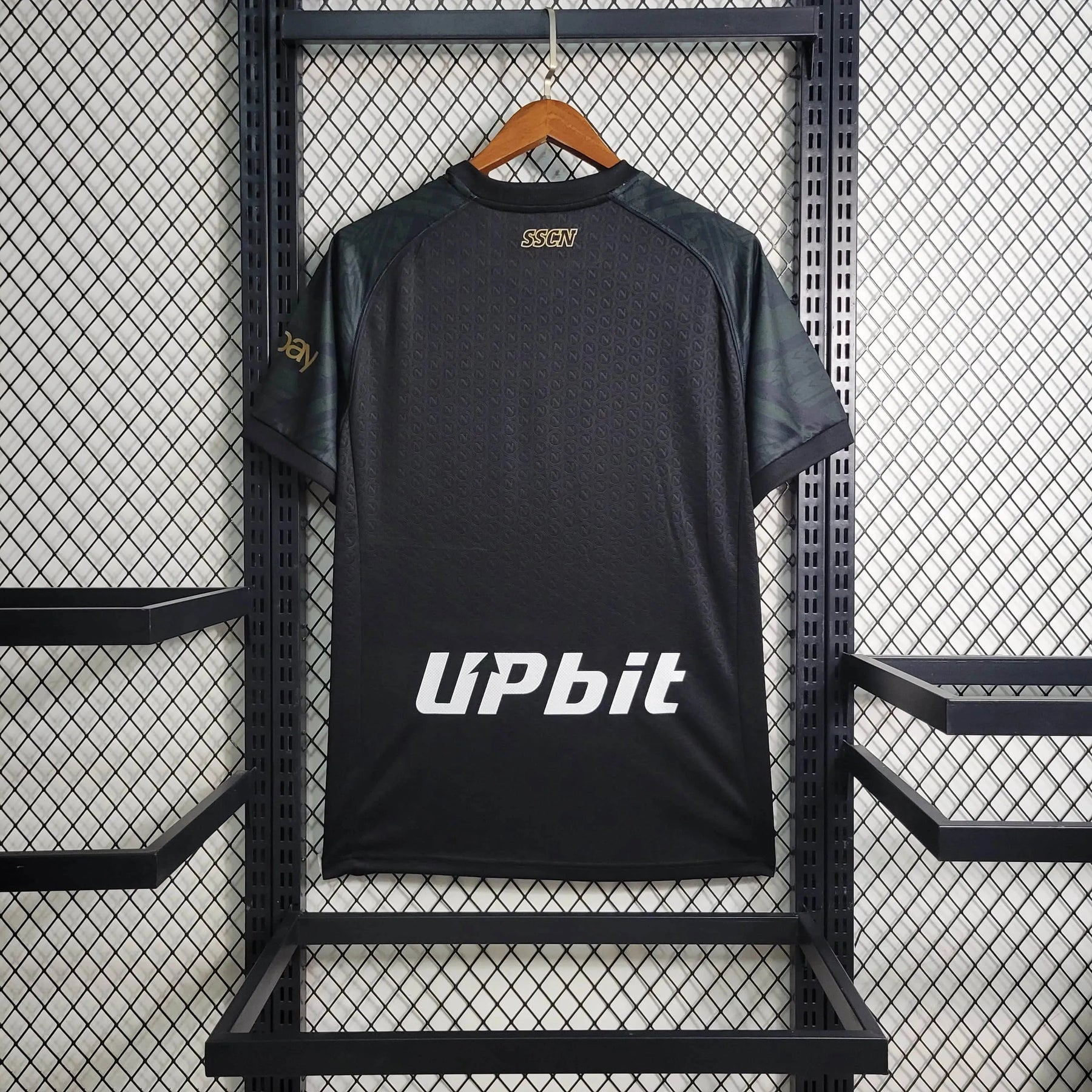 "Camisa Napoli Away II 23/24 - Torcedor Masculina Preta - Netmantos"