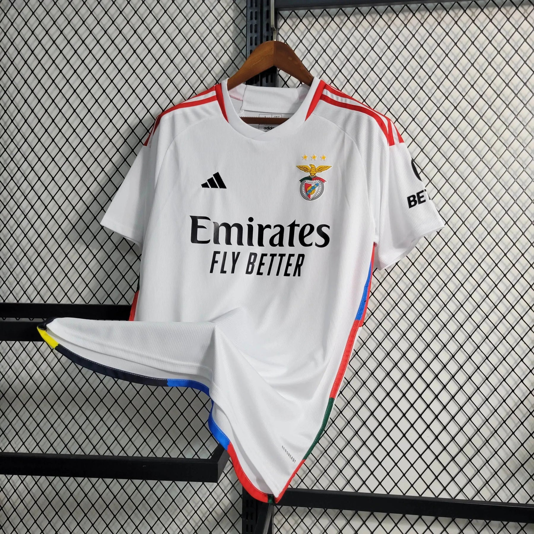 "Camisa Benfica Away II 23/24 - Torcedor Masculina Branca - Netmantos"