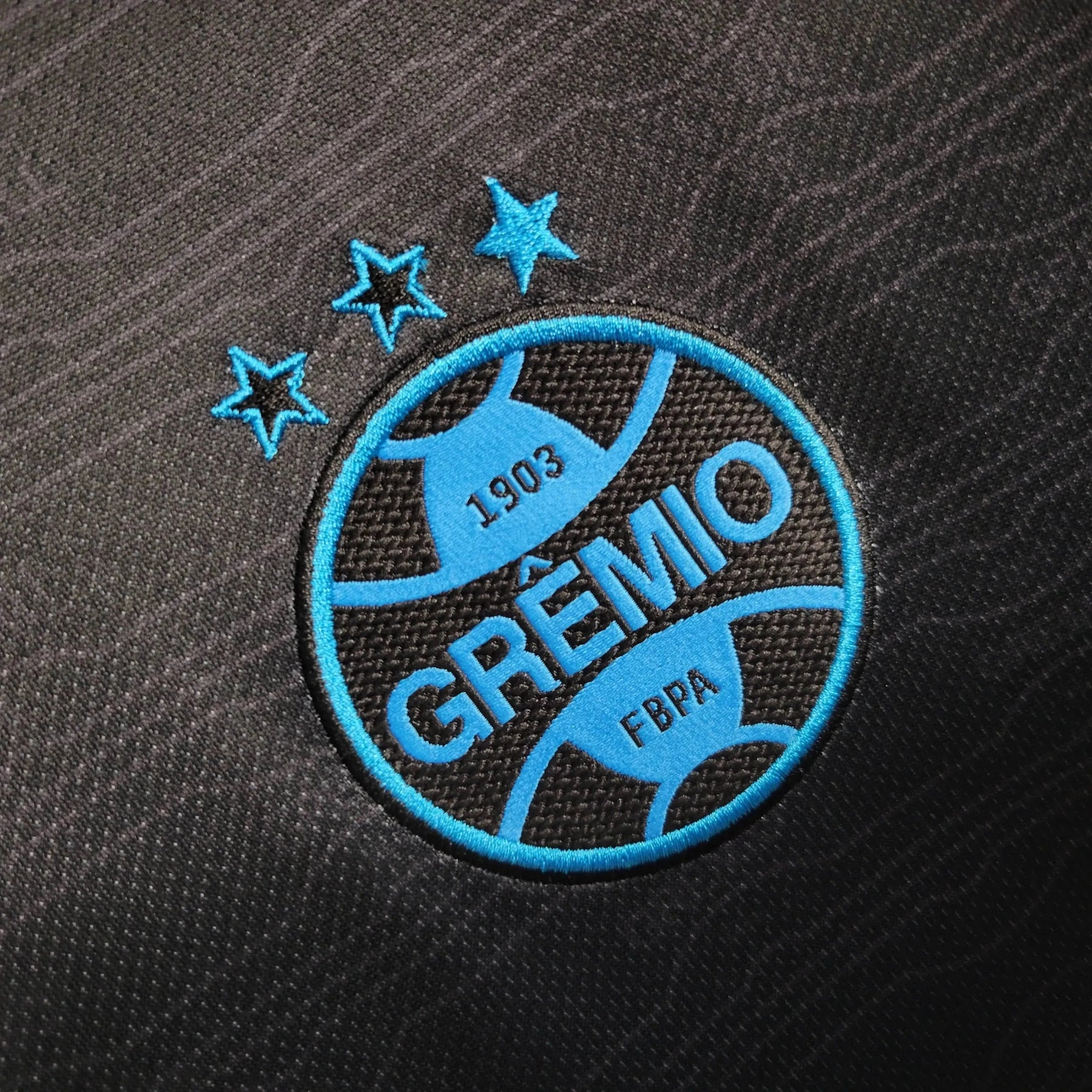 "Camisa Grêmio Away II 23/24 - Torcedor Masculina Preta e Azul - Netmantos"
