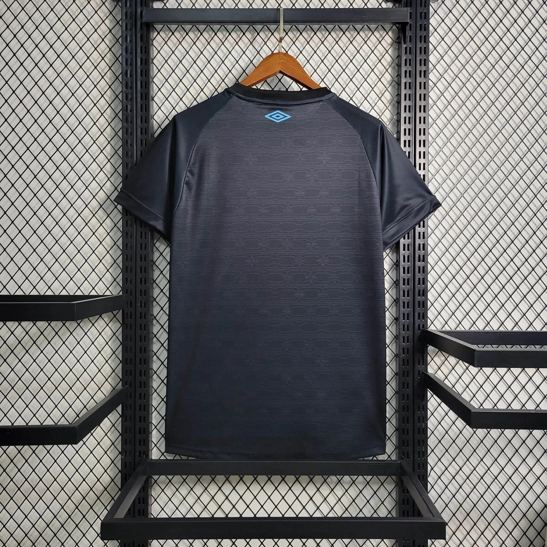 "Camisa Grêmio Away II 23/24 - Torcedor Masculina Preta e Azul - Netmantos"