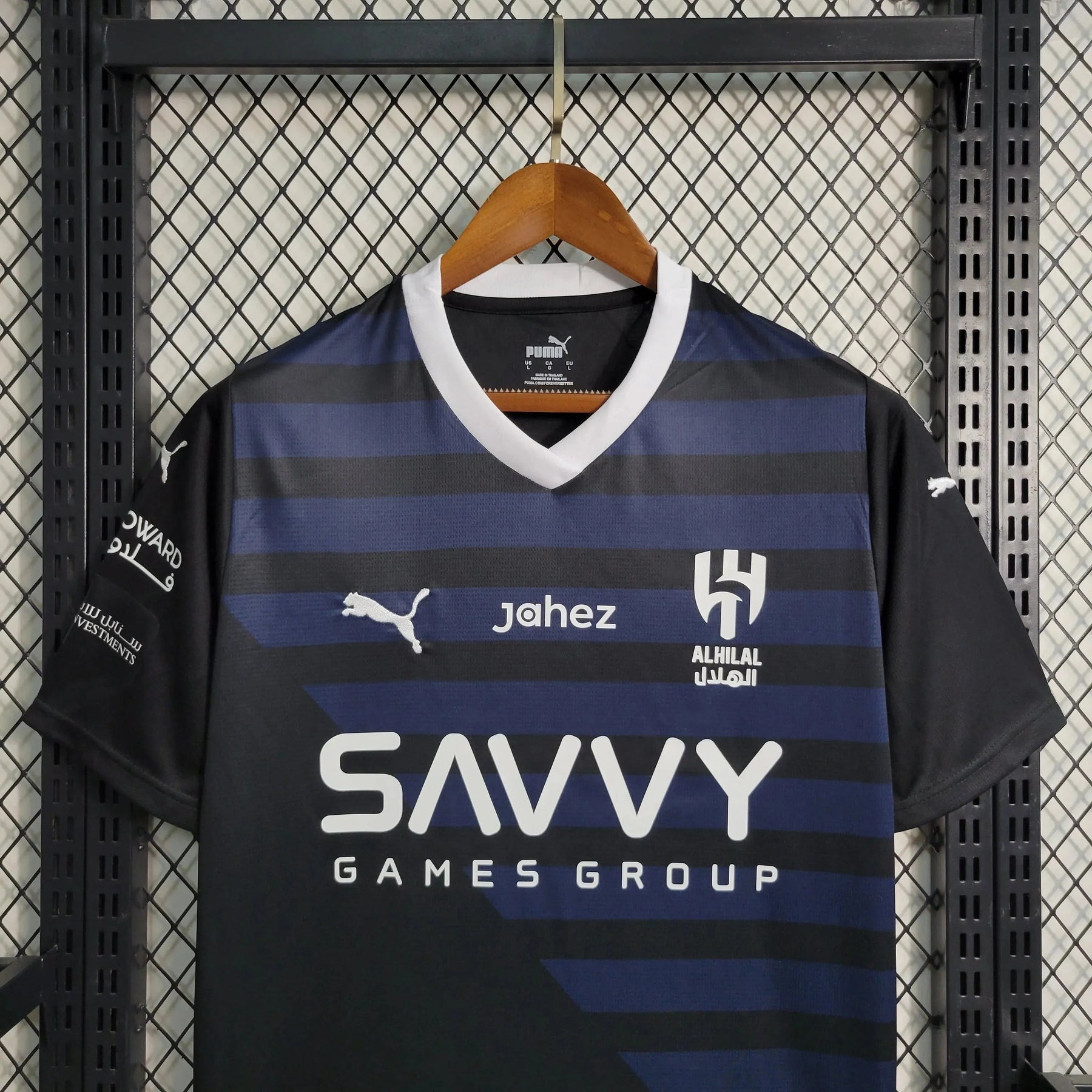 "Camisa Al-Hilal Away II 23/24 - Torcedor Masculina Preta + Neymar 10 - Netmantos"