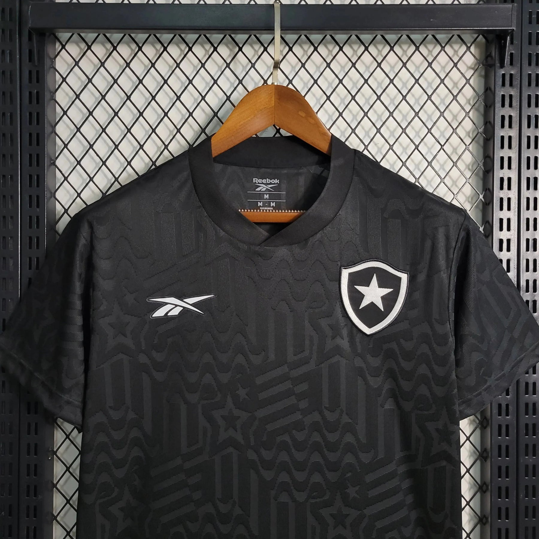 "Camisa Bota Fogo Away 23/24 - Torcedor Masculina Preta - Netmantos"