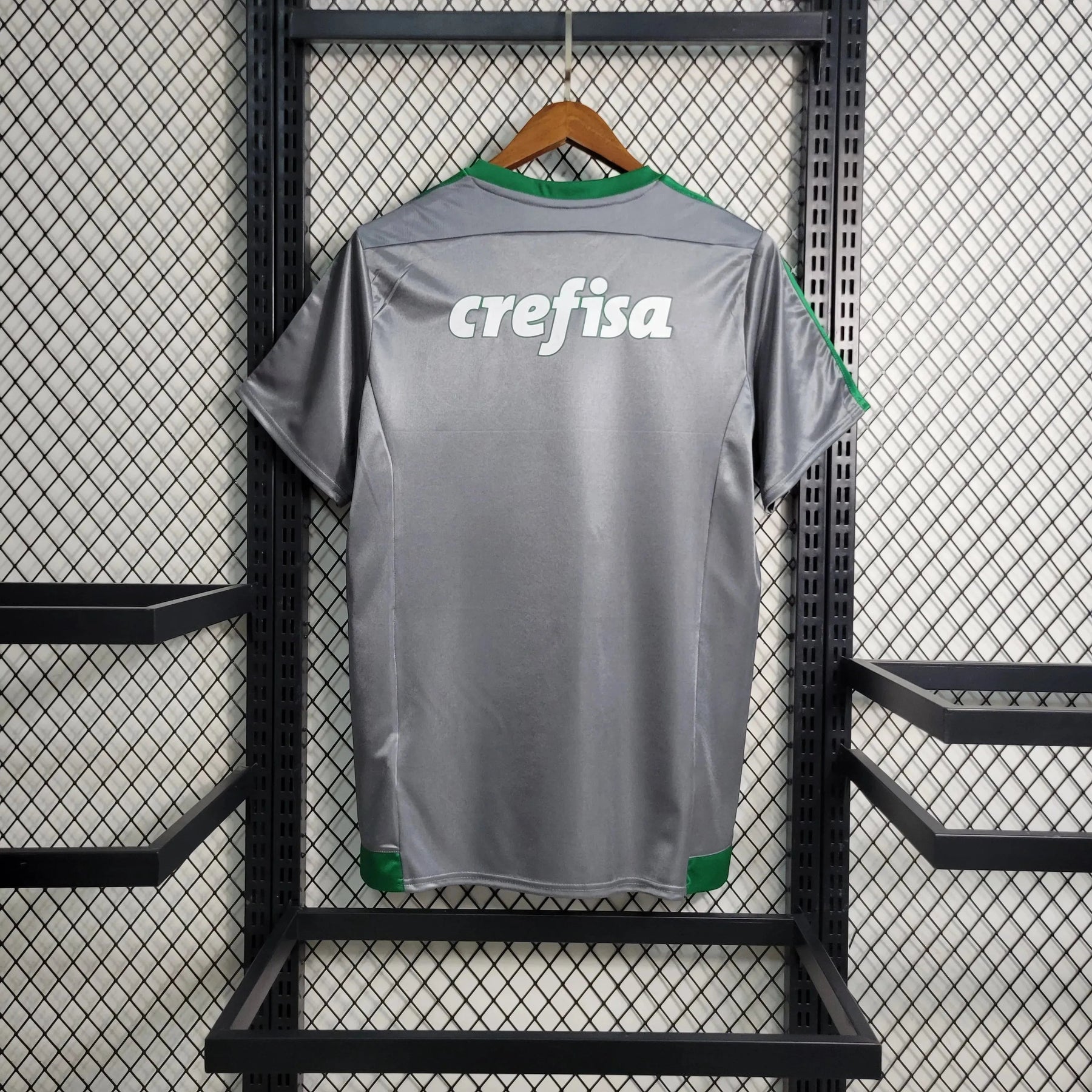 "Camisa Palmeiras Retrô 2015 - Torcedor Masculina Cinza - Netmantos"