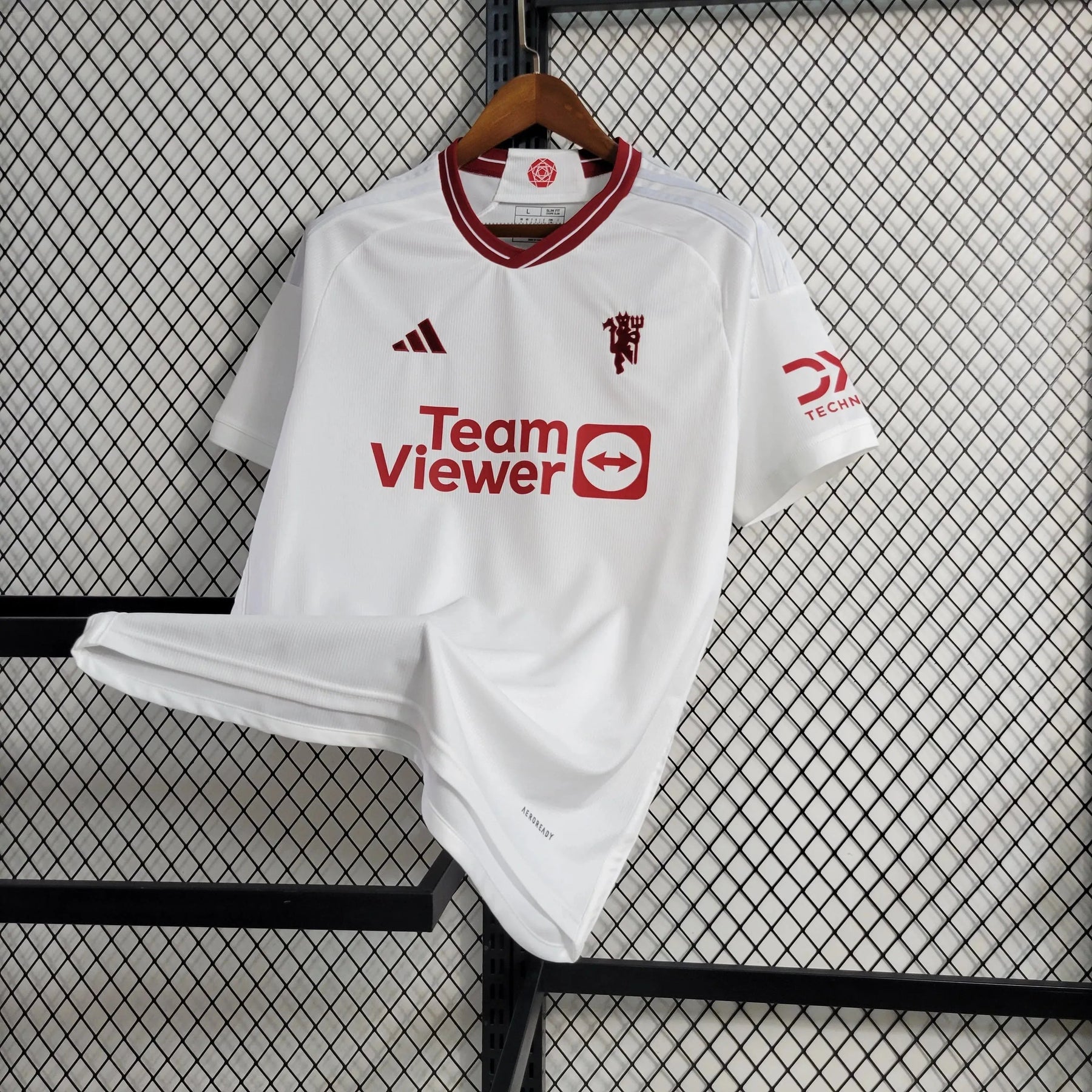 "Camisa Manchester United Away 23/24 - Torcedor Masculina Branca - Netmantos"