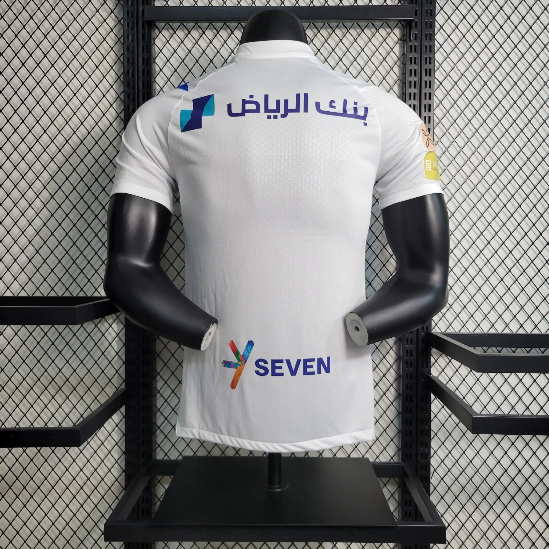 "Camisa Al-Hilal Away 23/24 - Jogador Masculina Branca + Neymar 10 - Netmantos"