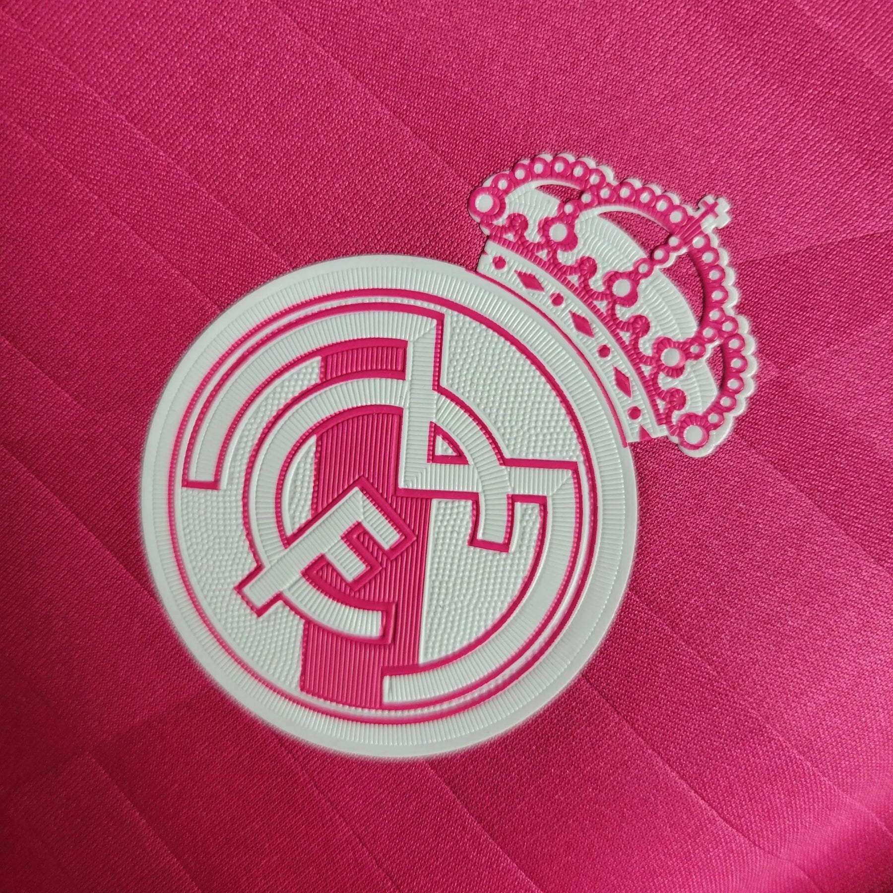 "Camisa Real Madrid Retrô Away 14/15 - Torcedor Masculina Rosa - Netmantos"
