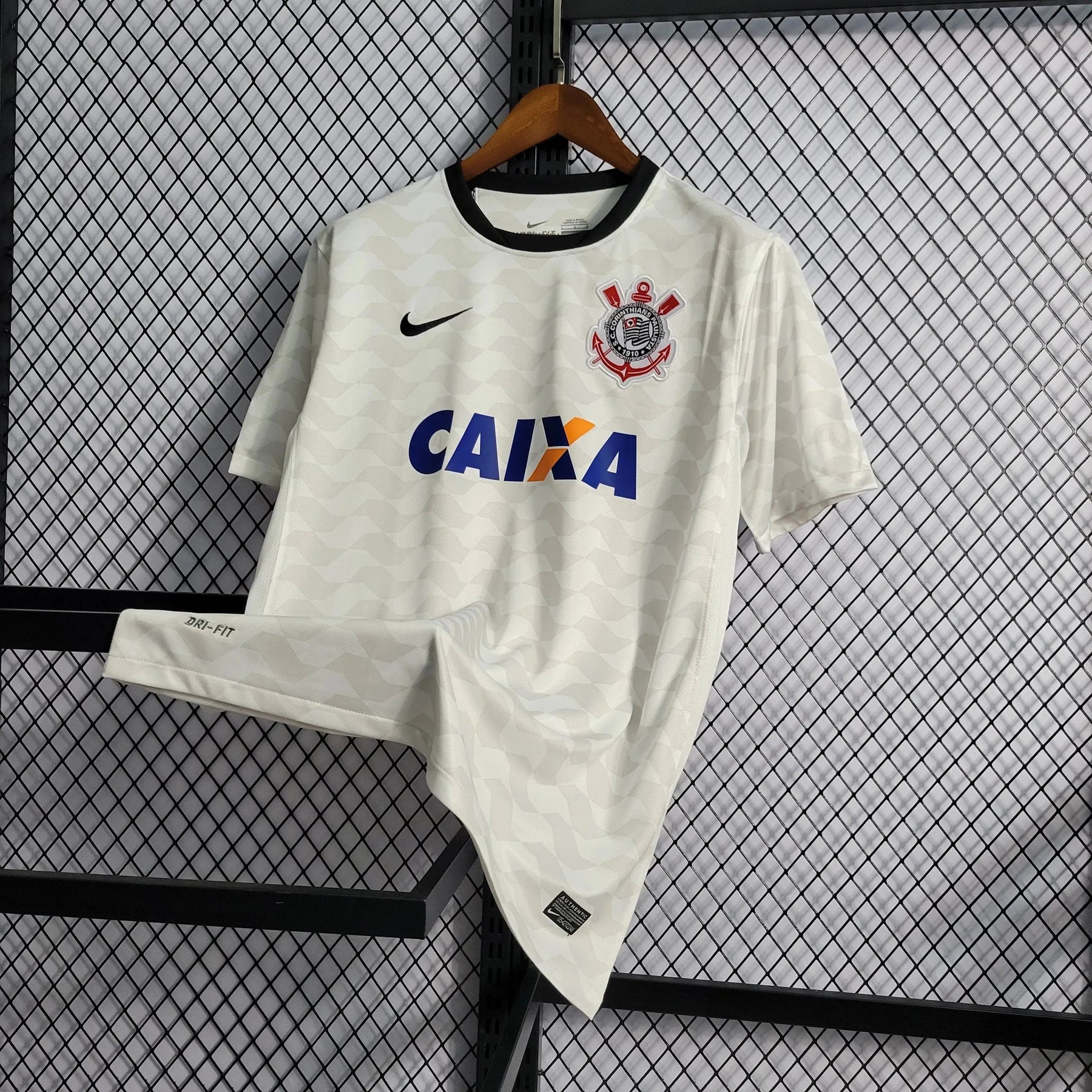 "Camisa Timão Retrô Home 11/12 - Torcedor Masculina Branca - Netmantos"